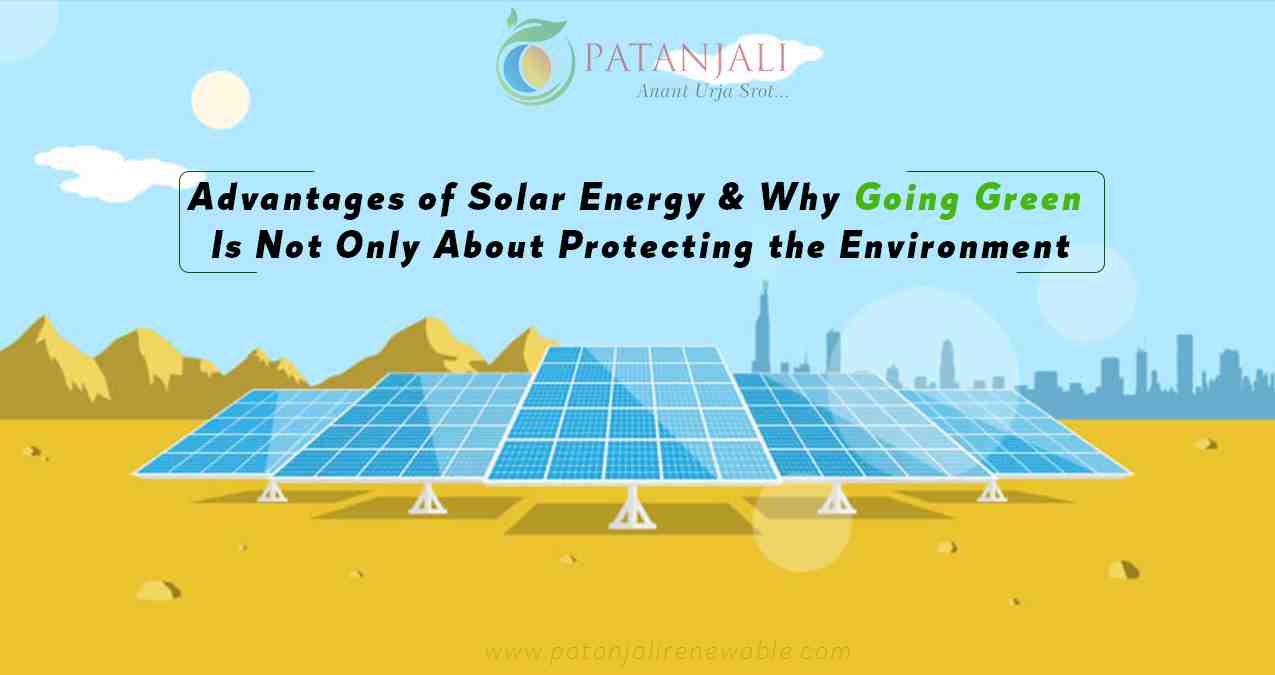 What is a benefit of using solar cell technology?